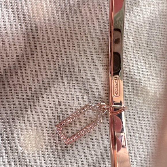 Coach Rose Gold Bangle Bracelet - Picture 5 of 5